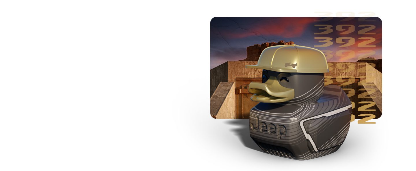 The Jeep Willys 392 duck.